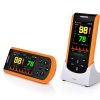 Lepu-Creative Medical Digital Portable Rechargeable Handheld Pulse Oximeter SP-20 for Infant Kid Adult Android iPhone with Wireless Bluetooth Connection