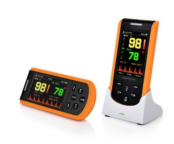 Creative SP-20 Color LED SPO2 Handheld Pulse Oximeter Continuous Alarm