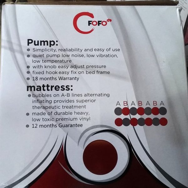 FOFO Anti-Bedsore Air Mattress with Air Compressor - Image 3