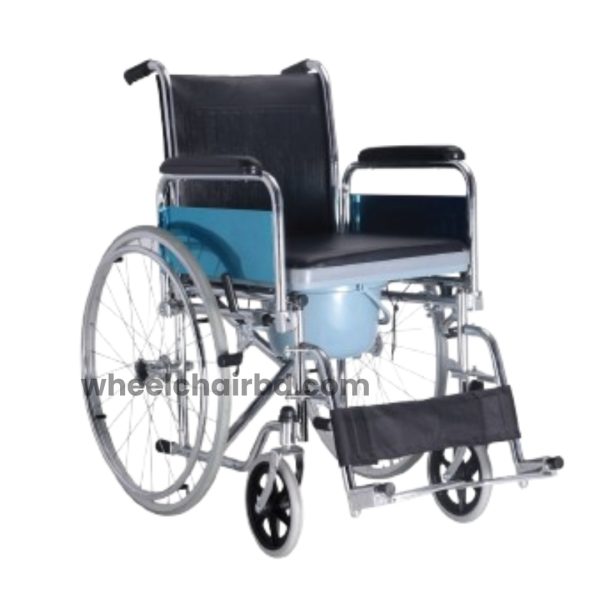 Maxton Foldable Commode Wheelchair