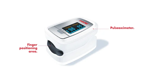 Medel Fingertip Pulse Oximeter PO01 - Image 2