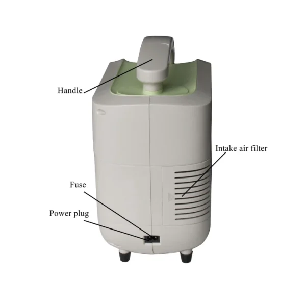 Portable JAY-1 5-Liter Portable Oxygen Concentrator With Battery - Image 2