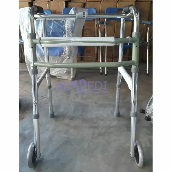 Folding Walker for Adults with Front Wheels (Standard) - Image 3