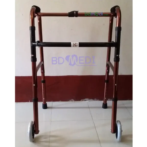 Folding Walker for Adults with Front Wheels (Standard) - Image 4