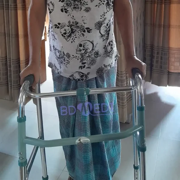 Folding Walker for Adults with Front Wheels (Standard) - Image 7