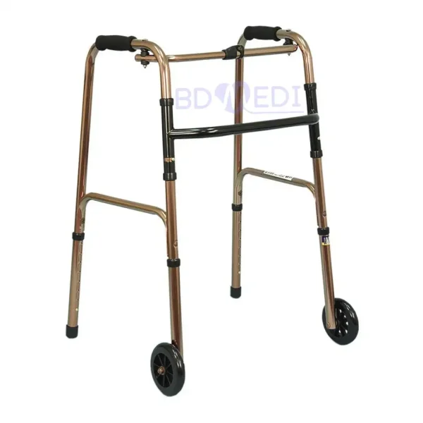 Folding Walker for Adults with Front Wheels (Standard) - Image 8